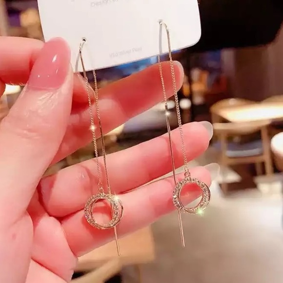 New 18k gold plated tassel luxury earrings - Picture 4 of 4